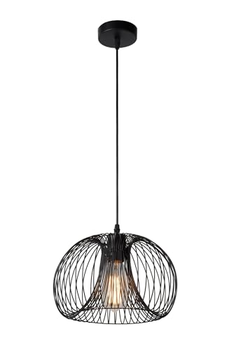 Lucide VINTI - Pendelleuchten - Ø 30 cm - 1xE27 - Schwarz Lucide VINTI - Pendelleuchten - Ø 30 cm - 1xE27 - Schwarz von LUCIDE