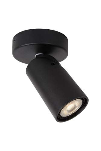LUCIDE XYRUS - Deckenstrahler - Ø 9 cm - LED Dim to warm - GU10-1x5W 2200K/3000K - Schwarz von LUCIDE