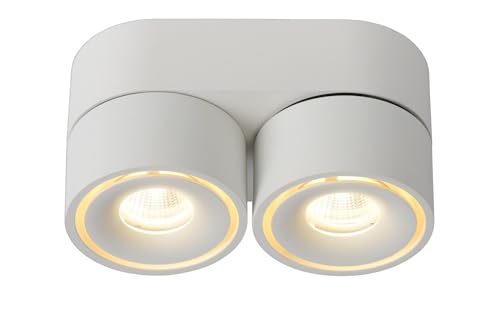 LUCIDE YUMIKO - Deckenstrahler - Ø 7,8 cm - LED Dim. - 2x10W 2700K - Weiß LUCIDE YUMIKO - Deckenstrahler - Ø 7,8 cm - LED Dim. - 2x10W 2700K - Weiß von LUCIDE