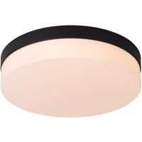 Lucide - biskit - Deckenleuchte Badezimmer - ø 28 cm - led - 1x18W 2700K - IP44 - Bewegungssensor - Schwarz von LUCIDE