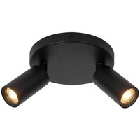 Ritmo - Deckenstrahler - ø 15 cm - 2xGU10 (MR11) - Schwarz - Lucide von LUCIDE