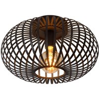 Lucide - manuela - Deckenleuchte - ø 39,5 cm - 1xE27 - Schwarz von LUCIDE