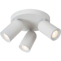 [NEUWERTIG] B-Ware Lucide Deckenstrahler Punch Dreiflammig Rondell Weiß Deckenlampe Lampe Leuchte von LUCIDE