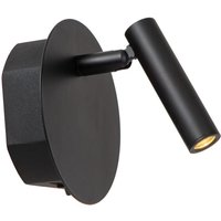 [NEUWERTIG] Lucide Led Akkuwandspot Wandlampe Leuchte Jolijn Schwarz Magnet Usb 10 Cm B-Ware von LUCIDE