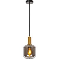 [NEUWERTIG] Lucide Pendelleuchte Hängelampe Joanet Glas Rauchgrau 1flammig ø16cm B-Ware von LUCIDE