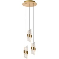 Pendelleuchten - 3xIntegrierter LED - Mattes Gold / Messing - Lucide KLIGANDE von LUCIDE