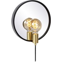 Lucide - reflex - Spiegelleuchte - ø 31 cm - 1xE27 - Schwarz von LUCIDE
