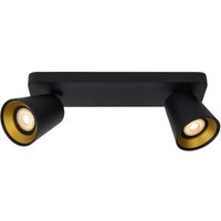 Lucide TURNON - Deckenstrahler - LED Dim to warm - GU10 - 2x5W 2200K/3000K - Schwarz Lucide TURNON - Deckenstrahler - LED Dim to warm - GU10 - 2x5W 2200K/3000K - Schwarz von LUCIDE