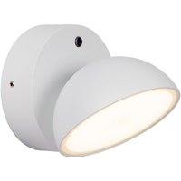 Finn - Wandleuchte Innen/Außen - led - 1x12W 3000K - IP54 - Tag/Nacht-Sensor - Weiß - Lucide von LUCIDE