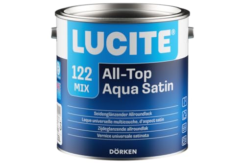LUCITE All-Top Aqua satin, 2,5L - Seidenglänzender, wasserbasierter, dickschichtiger Allroundlack auf Spezial-Acrylatbasis. Ein-Topf-System zur Grund- u. Decklackierung im Innen- und Außenbereich. LUCITE All-Top Aqua satin, 2,5L - Seidenglänzender, wasserbasierter, dickschichtiger Allroundlack auf Spezial-Acrylatbasis. Ein-Topf-System zur Grund- u. Decklackierung im Innen- und Außenbereich. von LUCITE