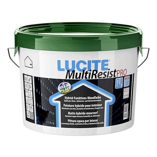 LUCITE MultiResist pro, weiss 2,5 L - Wand- und Deckenfarbe von LUCITE
