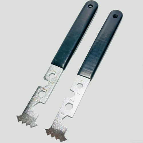 2-in-1-Ausdreher-Werkzeug-Set mit Sechskantschlüssel zum Entfernen von ineinandergreifenden Pflastersteinen und Ziegelsteinen bei Reparaturen im Hof 2-in-1-Ausdreher-Werkzeug-Set mit Sechskantschlüssel zum Entfernen von ineinandergreifenden Pflastersteinen und Ziegelsteinen bei Reparaturen im Hof von LUCKCDUO