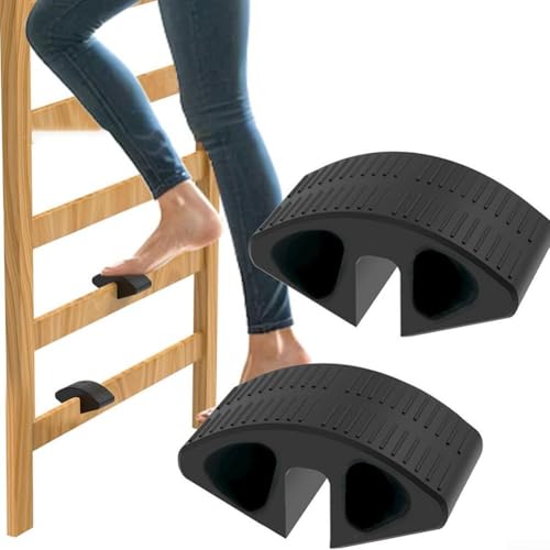 2 x Gummi-Bettleiter, Fußstütze, rutschfeste Matten für sicheres Hochbettklettern und Absteigen mit Stabilität, passend für die meisten Leitern 2 x Gummi-Bettleiter, Fußstütze, rutschfeste Matten für sicheres Hochbettklettern und Absteigen mit Stabilität, passend für die meisten Leitern von LUCKCDUO