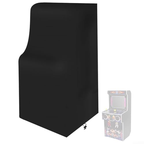 210D Oxford Outdoor Gaming Console Cover 56×79×168cm Waterproof UV Resistant Dust Protection For Garden Or Patio Equipment(Black) von LUCKCDUO