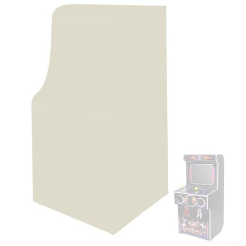210D Oxford Outdoor-Gaming-Konsolen-Abdeckung, 56 × 79 × 168 cm, wasserdicht, UV-beständig, Staubschutz für Garten- oder Terrassen-Ausrüstung (beige) von LUCKCDUO