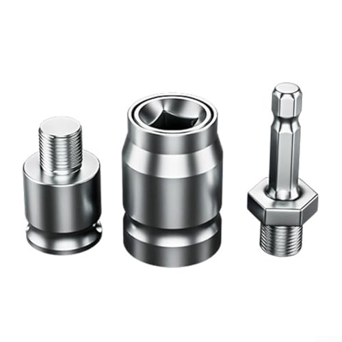 3-teiliges Bohrer-Umbauset Mühelose Installation mit Präzisionsstahlfutter für Elektrowerkzeuge von LUCKCDUO