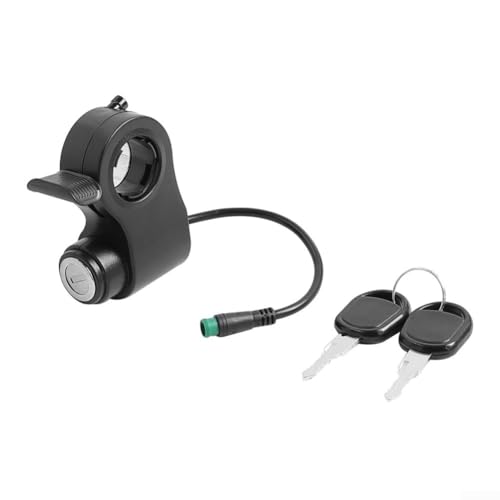 5-poliges Elektro-Scooter-Türschloss Ersatz für Kukirin für G2 Pro Max, verschleißfestes, leichtes Sicherheitszubehör, 155 mm Kabel 5-poliges Elektro-Scooter-Türschloss Ersatz für Kukirin für G2 Pro Max, verschleißfestes, leichtes Sicherheitszubehör, 155 mm Kabel von LUCKCDUO