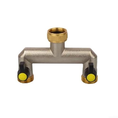 86,4 cm Messing 2-Wege-Wasserventil-Verteiler für Wasserhähne Effiziente Wasserdurchflusskontrolle (A) von LUCKCDUO