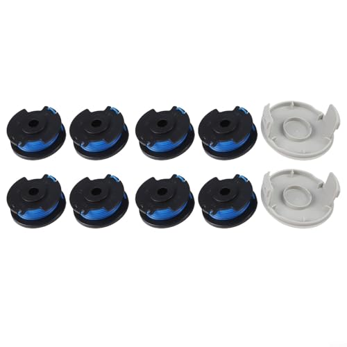 AC14RL3A kompatible Rasentrimmer-Spulen & Set mit 6/8/10 Spulen, 3 m Schnur, für jede Trimmaufgabe (8+2) von LUCKCDUO