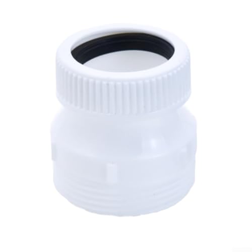 Adapter für Pool-Skimmer-Ablaufsysteme, kompatibel mit Schläuchen der Größe 32 bis 45 mm, entwickelt, um sichere, auslaufsichere Verbindungen für effiziente Wasserreinigung zu bieten (weiß) von LUCKCDUO