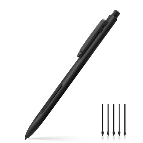 Anpassbarer EMR-Stift für bemerkenswerte 2 Funktionen Handflächenabweisung, Neigungsunterstützung und 5 verschiedene Spitzen für optimale Leistung (mit Tastenanschlag) von LUCKCDUO