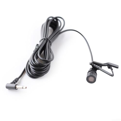 Auto-Mikrofon mit verlängertem 300 cm Kabel, unidirektionale Leistung für Navigationssysteme von LUCKCDUO