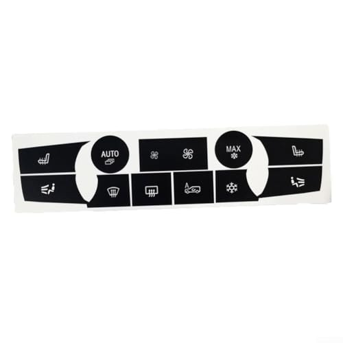 Button Knob Decal Sticker Kit for BMW For X5 E70 X6 E71 Clear Design for Easy Recognition von LUCKCDUO