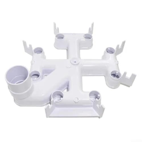 DEX2400C Krümmer für Hayward für ProGrid und für MicroClear Pool-Filtersysteme mit O-Ringen für einfachen Austausch und anhaltende Filterleistung (weiß) von LUCKCDUO