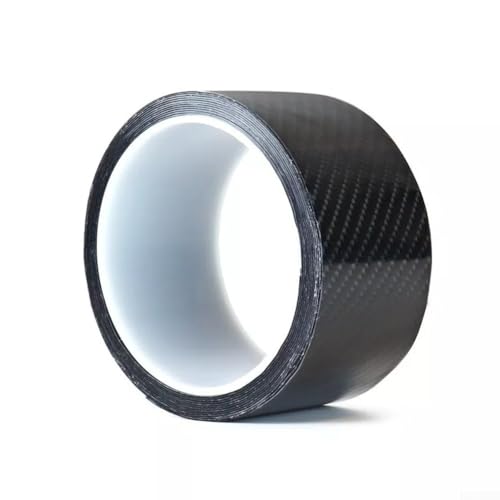 DIY Kohlefaser-Klebeband, 5D Auto Anti-Kratzfolie, wasserdichter Schutz, 10 m Länge (5D 5 cm x 10 m) von LUCKCDUO