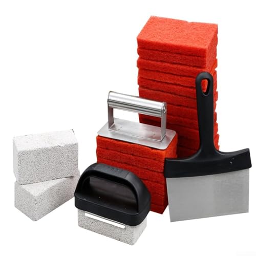 Das Grill-Pflegeset ist ein umfassendes 26-teiliges Grillreiniger-Set Das Grill-Pflegeset ist ein umfassendes 26-teiliges Grillreiniger-Set von LUCKCDUO