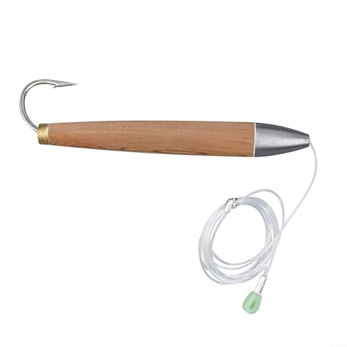 Effektives Holz-Stickbait Rigged Zedern-Design, das unter allen Bedingungen gut funktioniert (Log) von LUCKCDUO