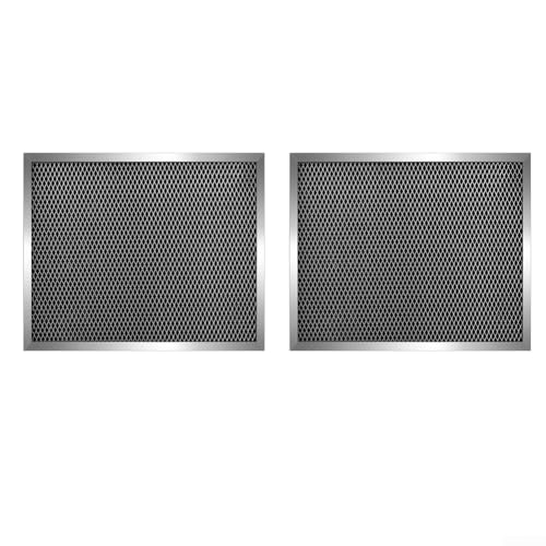Ersatz-Kohlefilter für Nutone RLX6100 SL6200H RL6200 SM6500 kompatible Dunstabzugshaubenfilter verlängert die Lebensdauer von Lüfter und Motor durch Blockierung von Fett (2 Stück) von LUCKCDUO