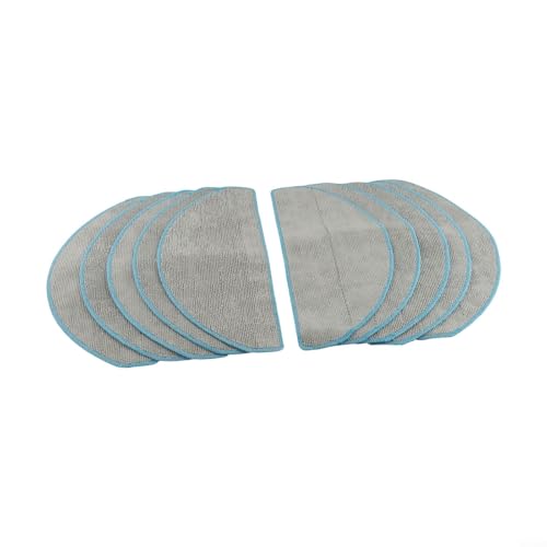 Ersatz-Set für Wischmopp-Pads, kompatibel mit Roomba für Kombi-Staubsauger und maschinenwaschbare Mikrofaser-Optionen, erhältlich als Sets von vier oder zehn (10 Stück) von LUCKCDUO