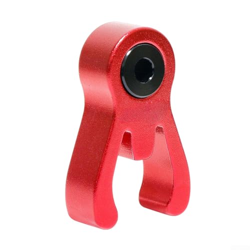Faltbarer Fahrrad-Kopfrohrfänger aus Aluminiumlegierung für Brompton oder für 3Sixty, inklusive M811-mm-Schraube und 4-mm-Sechskant-Installation (rot) von LUCKCDUO