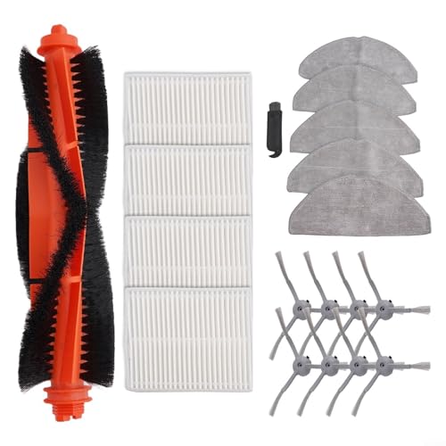 Für Lubluelu Roboter-Staubsaugerzubehör Komplettes Set mit Bürsten, Filtern und Wischmopp-Kleidung von LUCKCDUO