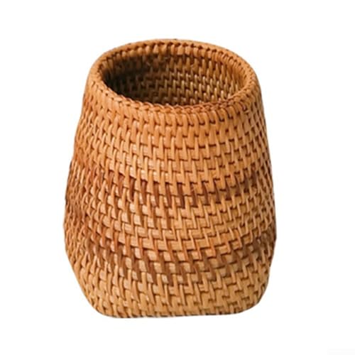 Funktionelle handgefertigte Rattan-Teeservice, Aufbewahrungsbox, Körbe, einfacher Zugang zu Teeblättern, schönes Display ( von LUCKCDUO