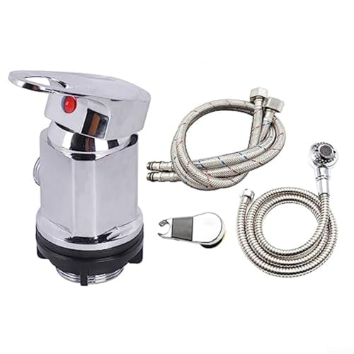Handbrause Mischbatterie Wasserhahn Set mit flexiblem Schlauch für verschiedene Shampooing-Bedürfnisse Handbrause Mischbatterie Wasserhahn Set mit flexiblem Schlauch für verschiedene Shampooing-Bedürfnisse von LUCKCDUO