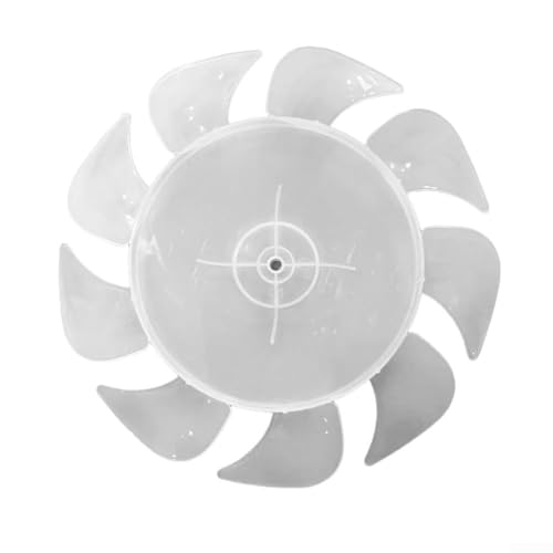 Haushalt Silent Fan Blade Kunststoff Propeller mit Mutterabdeckung, leichte 30,5 cm Lüfterblätter mit 9 Blättern, für reibungslosen Betrieb in elektrischen Ventilatoren Haushalt Silent Fan Blade Kunststoff Propeller mit Mutterabdeckung, leichte 30,5 cm Lüfterblätter mit 9 Blättern, für reibungslosen Betrieb in elektrischen Ventilatoren von LUCKCDUO