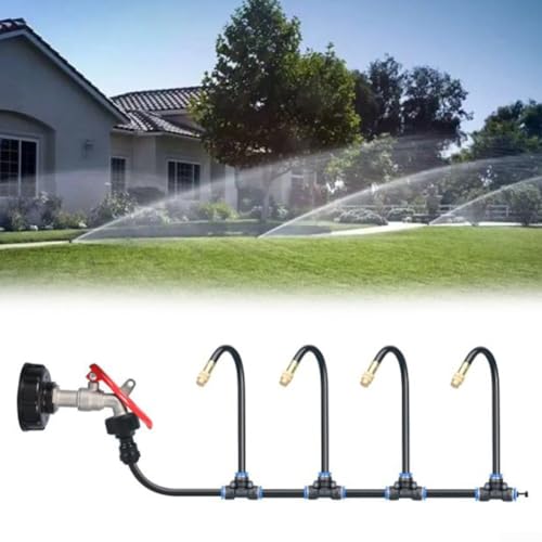 Intelligentes Design Sprühnebel-Sprinkler für mühelose Bewässerung und Umweltkontrolle im Freien (20 m) von LUCKCDUO