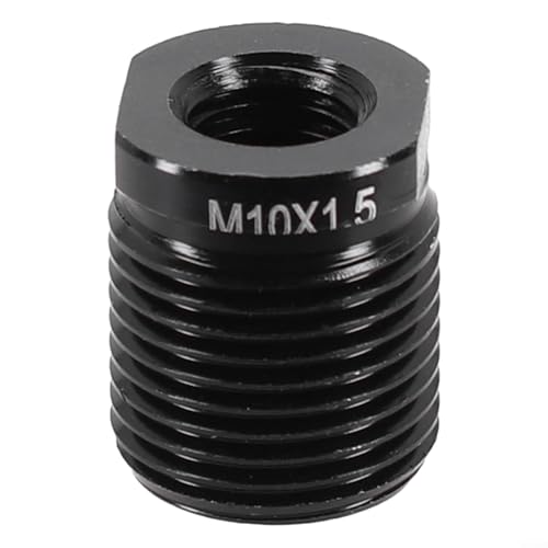 LUCKCDUO Adapter aus Aluminiumlegierung für M10, 1, 5 und 1, 5 Schaltknäufe mit Innengewinde (M10 x 1,5) von LUCKCDUO