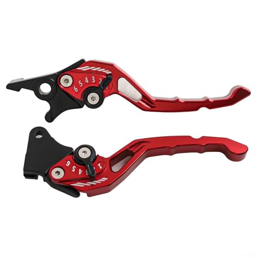 Leichter und Motorrad-Lenkerhebel für verbesserte Leistung (rot) von LUCKCDUO