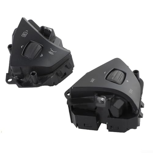 LUCKCDUO Lenkrad-Scroll-Taste, Paar für Tesla Modell S (2016-2020) und Model X (2016-2020), Sprachsteuerung, Schwarz, ABS OEM 1013242-00 von LUCKCDUO