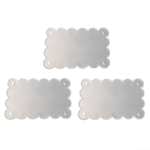 Magnetischer Acryl-Bilderrahmen, 3-teiliges Set für Kühlschrank, klare und leichte Rahmen zum Präsentieren von Fotos oder Karten mit magnetischer Rückseite (10 x 15 cm) von LUCKCDUO