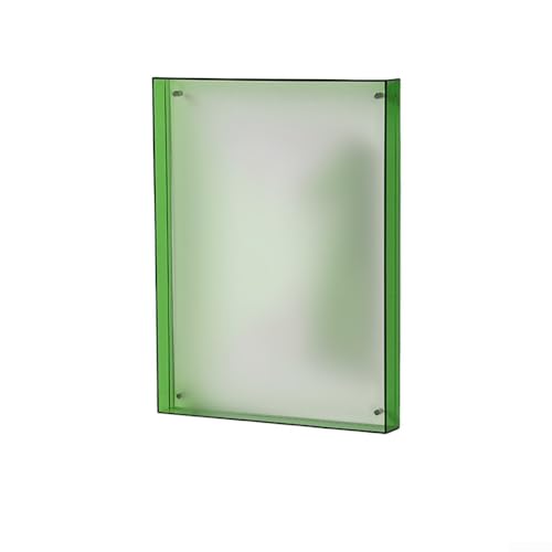 Moderner Acryl-Bilderrahmen mit schwebendem Foto-Display, unterstützt horizontale und vertikale Fotoplatzierung (grün) von LUCKCDUO