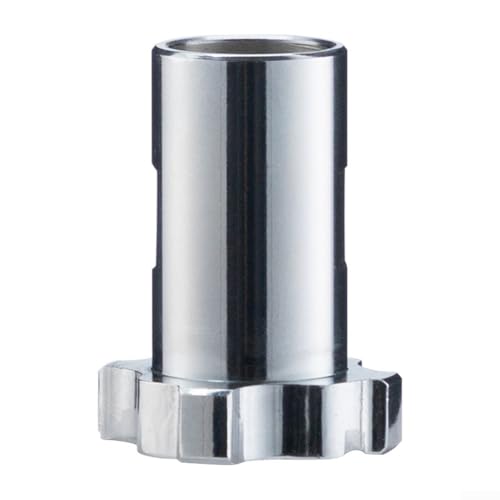 Multifunktionaler Aluminium-Sprühfarben-Adapter-Anschluss, professioneller Farbtopf-Adapter mit Gewinde-Design, für Farbspritzgeräte, Werkstatt (13 mm) von LUCKCDUO