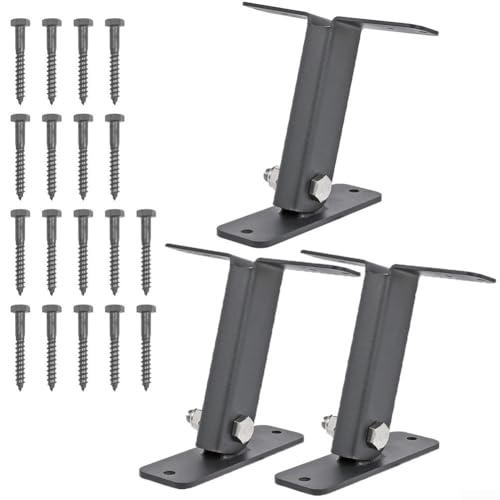 Pergola Dacherhöhung aus 304 Edelstahl, mit Schrauben für lange Haltbarkeit (3-teilig) von LUCKCDUO
