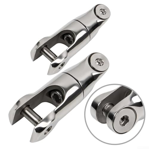Robuster Verbindungsstück aus Edelstahl 316 für Ankerketten, ideal für Marine-Anwendungen und Enthusiasten (10-12 mm) von LUCKCDUO