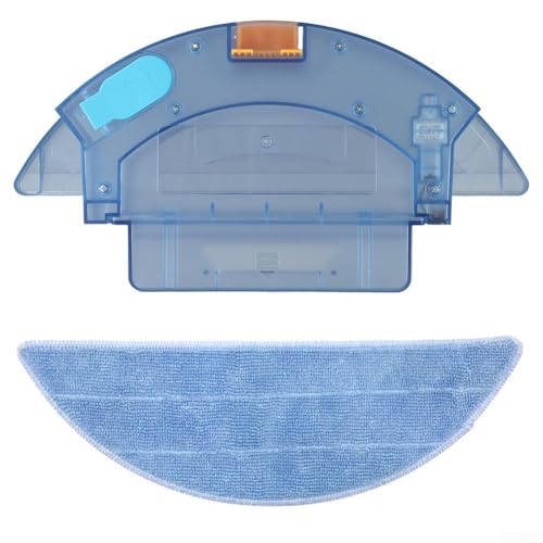Saugroboter Wischmopp Ersatz-Kit Wassertank mit Reinigungstuch, Staubsauger Wassertank Wischtuch Set, kompatibel für Redmond RV-R650s RV-R670S für Okami UV Serie (B) von LUCKCDUO