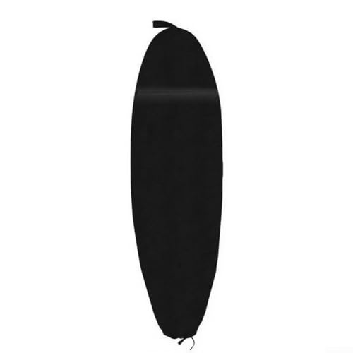 Schützende Surfbrett-Socken mit Kordelzug und befestigter Aufbewahrungstasche, kompatibel mit Shortboards, Funboards und Longboards (200 x 50 cm) von LUCKCDUO