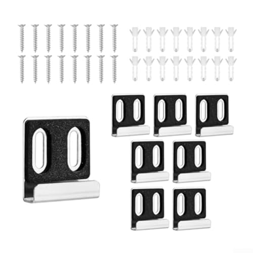 Spiegel-Clips aus Edelstahl, 8er-Set, Wandmontage-Set mit Schrauben zum Aufhängen großer Spiegel und Bilderrahmen Spiegel-Clips aus Edelstahl, 8er-Set, Wandmontage-Set mit Schrauben zum Aufhängen großer Spiegel und Bilderrahmen von LUCKCDUO